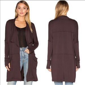 Michael Stars Long Drapey Jacket Coat